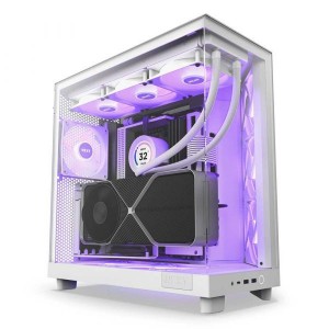 Caixa ATX NZXT H6 FLOW RGB Branca